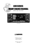 Garmin GNC 420 Maintenance Manual preview