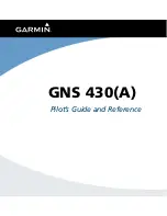 Предварительный просмотр 1 страницы Garmin GNS 430 Pilot'S Manual & Reference