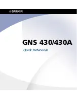 Garmin GNS 430 Quick Reference предпросмотр