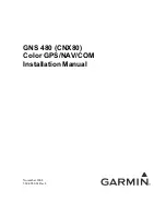 Предварительный просмотр 1 страницы Garmin GNS 480 Installation Manaul