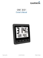 Garmin GNX 21 Owner'S Manual preview