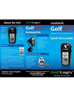 Garmin Golf Logix Quick Start Manual предпросмотр