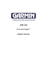 Preview for 2 page of Garmin GPS 100 Owner'S Manual