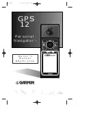 Preview for 1 page of Garmin GPS 12 MAP Owner'S  Manual  & Reference