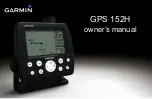 Garmin GPS 152H Owner'S Manual preview