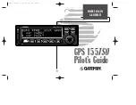 Preview for 1 page of Garmin GPS 155/165 TSO Owner'S Manual