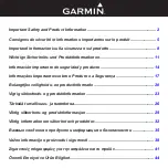 Garmin GPS 17x Important Safety Information предпросмотр