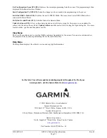 Preview for 37 page of Garmin GPS 18x Series Technical Specifications