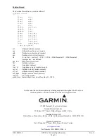 Предварительный просмотр 19 страницы Garmin GPS 20x Technical Specifications