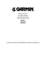 Garmin GPS 35 LP Technical Specification preview