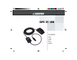 Preview for 1 page of Garmin GPS 35 USB Installation And Quick Start Manual