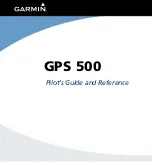 Garmin GPS 500 Pilot'S Manual & Reference preview