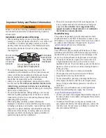 Preview for 2 page of Garmin GPS 72H Safety And Product Information