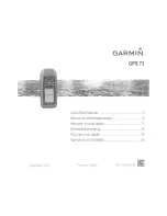 Preview for 1 page of Garmin GPS 73 Quick Start Manual