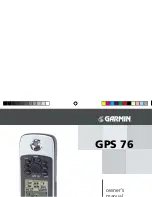 Preview for 1 page of Garmin GPS 76 Owner'S Manual