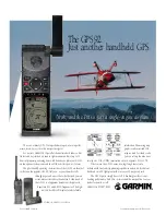 Preview for 1 page of Garmin GPS 92 Specifications