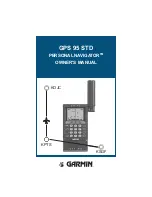 Preview for 1 page of Garmin GPS 95 STD Personal Navigator Owner'S Manual