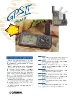 Garmin GPS II Specifications предпросмотр