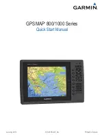 Preview for 1 page of Garmin GPSMAP 1000 Series Quick Start Manual