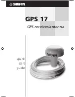 Preview for 1 page of Garmin GPSMAP 17 Quick Start Manual