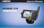 Garmin GPSMAP 278 - Marine GPS Receiver Owner'S Manual предпросмотр