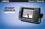 Garmin GPSMAP 3206 - Marine GPS Receiver Owner'S Manual preview