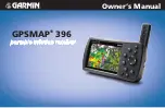 Preview for 1 page of Garmin GPSMAP 396 - Aviation GPS Receiver Owner'S Manual