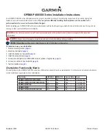 Garmin GPSMAP 420 Installation Instructions Manual preview