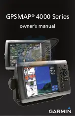 Garmin GPSMAP 4208 - Marine GPS Receiver Owner'S Manual preview