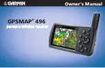 Preview for 1 page of Garmin GPSMAP 496 Owner'S Manual