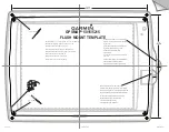 Preview for 2 page of Garmin GPSMAP 5015 Flush Mount Template