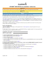 Preview for 1 page of Garmin GPSMAP 6000 Series Installation Instructions Manual