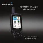 Garmin GPSMAP 62 Quick Start Manual preview