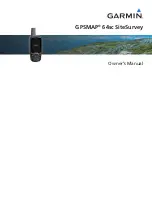 Предварительный просмотр 1 страницы Garmin GPSMAP 64sc SiteSurvey Owner'S Manual