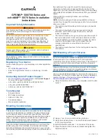 Preview for 1 page of Garmin GPSMAP 700 Series Installation Instructions Manual