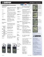 Предварительный просмотр 2 страницы Garmin GPSMAP 76 series Specification Sheet