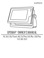 Garmin GPSMAP 7x2 Owner'S Manual предпросмотр