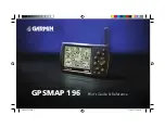 Garmin GPSMAP GPSMAP 196 Pilot'S Manual & Reference preview