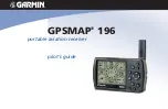 Garmin GPSMAP GPSMAP 196 Pilot'S Manual preview