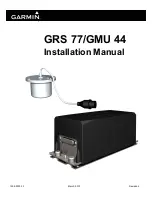 Предварительный просмотр 1 страницы Garmin GRS 77 Installation Manual