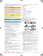 Предварительный просмотр 3 страницы Garmin GT51 Thru-Hull Installation Instructions Manual