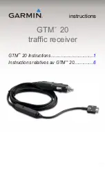 Garmin GTM 20 Instructions Manual предпросмотр