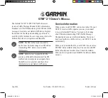 Предварительный просмотр 1 страницы Garmin GTM 21 Owner'S Manual