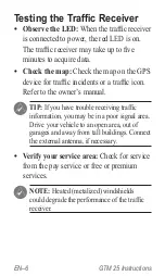 Предварительный просмотр 6 страницы Garmin GTM 25 Instruction Manual