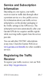 Предварительный просмотр 7 страницы Garmin GTM 25 Instruction Manual