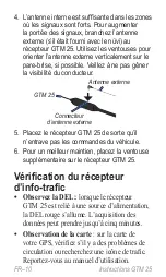 Предварительный просмотр 10 страницы Garmin GTM 25 Instruction Manual