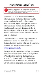 Предварительный просмотр 13 страницы Garmin GTM 25 Instruction Manual