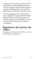 Предварительный просмотр 17 страницы Garmin GTM 25 Instruction Manual