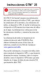 Предварительный просмотр 23 страницы Garmin GTM 25 Instruction Manual