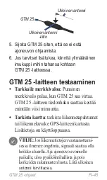 Предварительный просмотр 45 страницы Garmin GTM 25 Instruction Manual